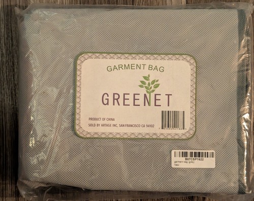 Greenet garment bag gray - greenet,