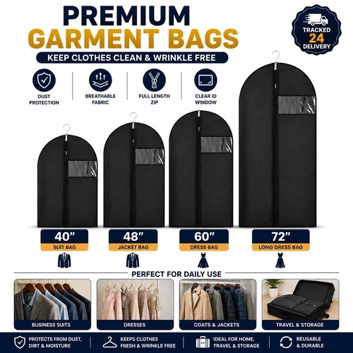 Hanging garment bags - garment, zip